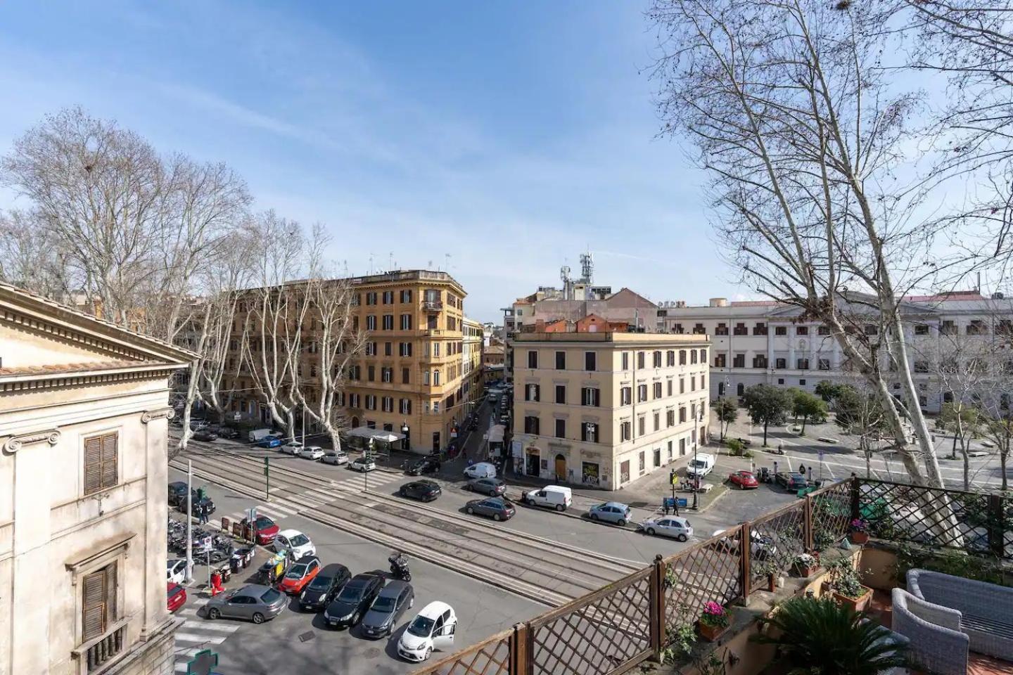 15 Min From Piazza Venezia Skyline Sanctuary In Trastevere Exterior foto